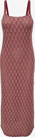 ONLY Knit dress 'TOVE' in Red: front