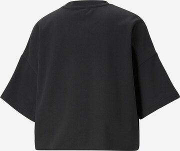 PUMA Shirt 'Classics Raw Edge Crew' in Black