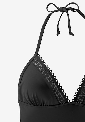 s.Oliver Triangle Swimsuit in Black