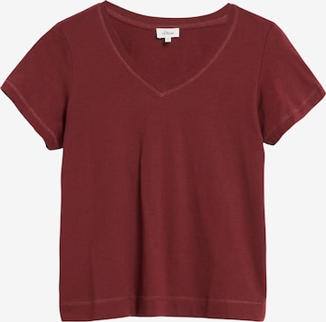 T-shirt s.Oliver en rouge : devant