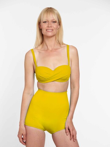 VIVID Bandeau Bikinitop 'Mix&Match' in Gelb: Vorderseite