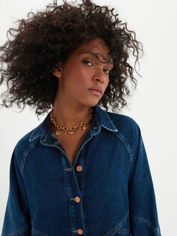 Trendyol Shirt dress in Blue