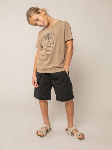 T-Shirt 'Shadow' Deeluxe en marron