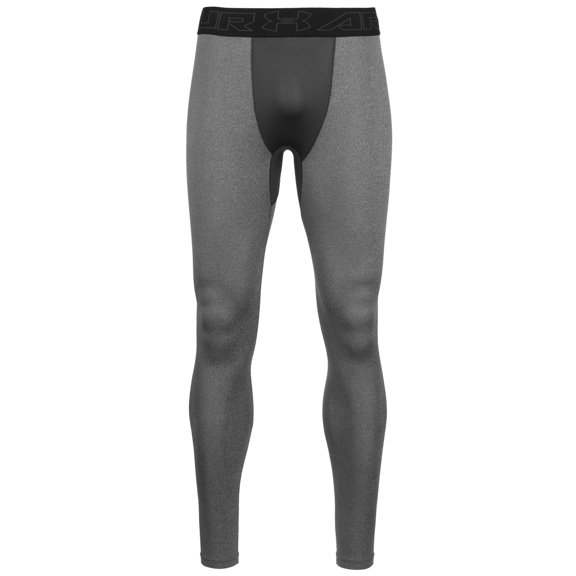 UNDER ARMOUR Skinny Sportunterhose in Grau: Vorderseite