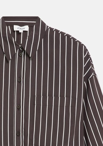 Chemisier s.Oliver en marron