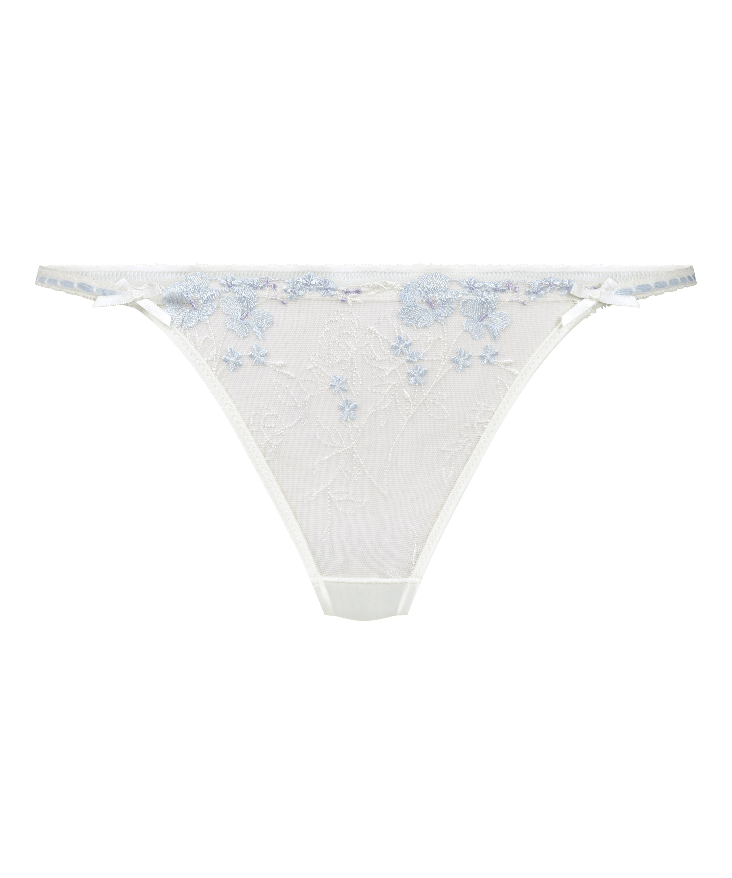 Hunkemöller String 'Peonie' in Weiß: Vorderseite