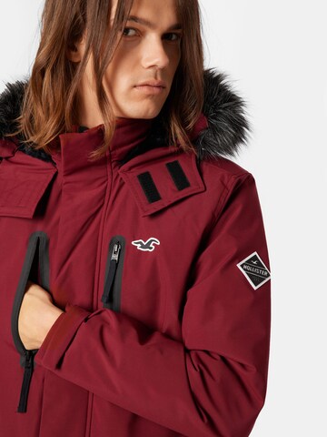 Parka d’hiver HOLLISTER en rouge