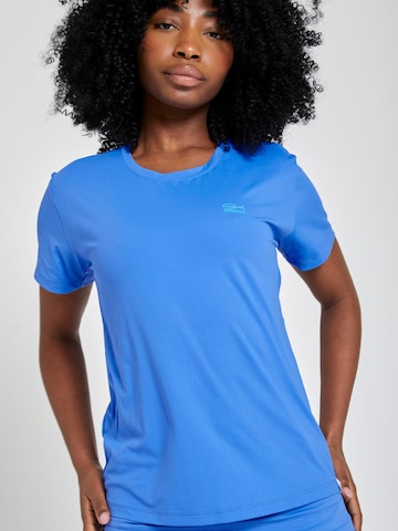 T-Shirt fonctionnel SPORTKIND en bleu : devant