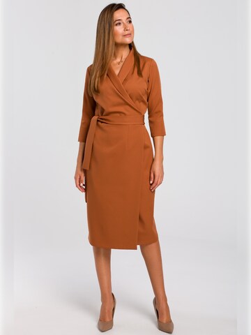 Stylove - Vestido en amarillo: frente