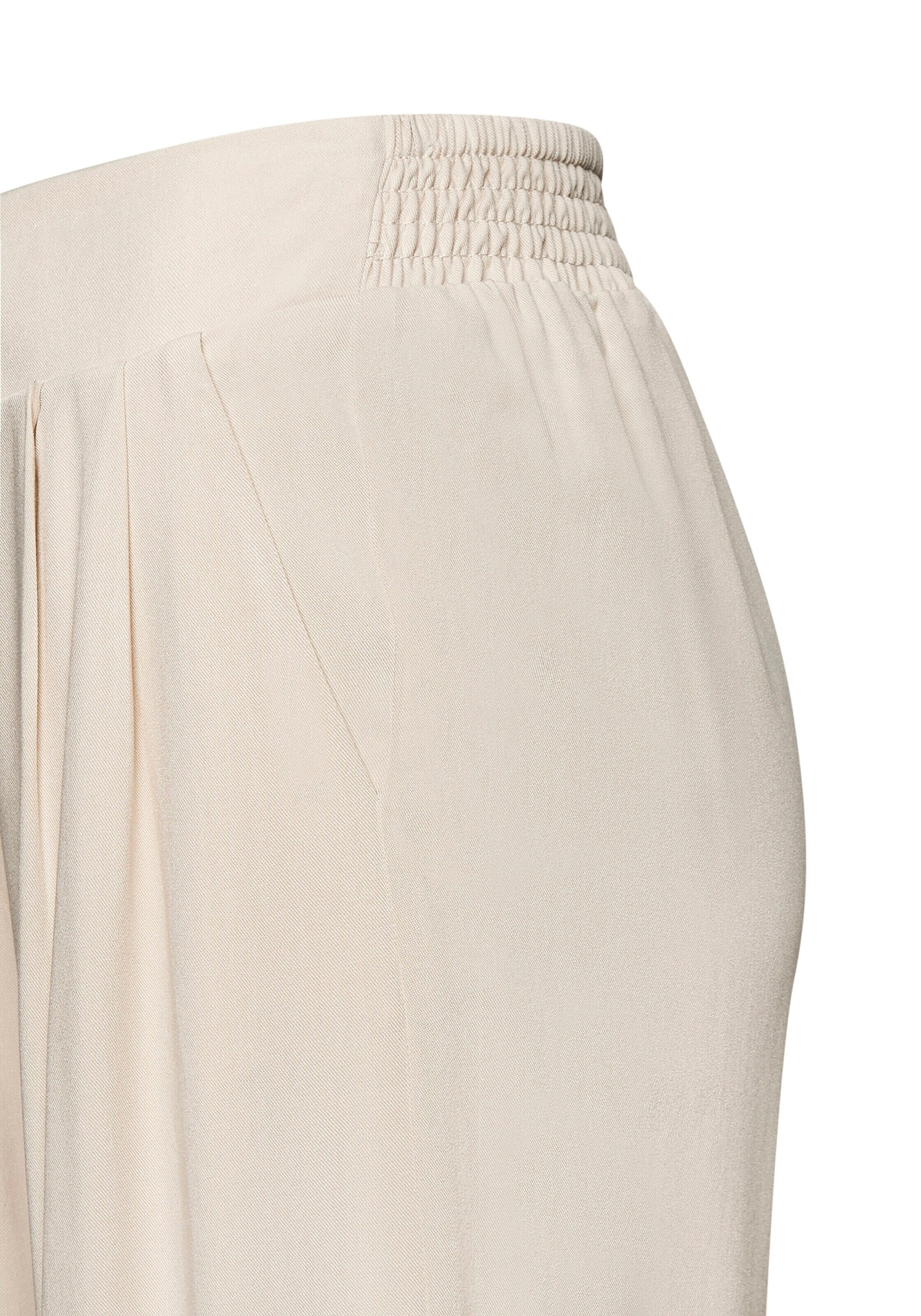 VIVANCE Regular Pleat-front trousers in Beige