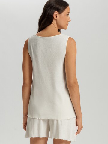 Hanro Korte pyjama ' Serena ' in Wit