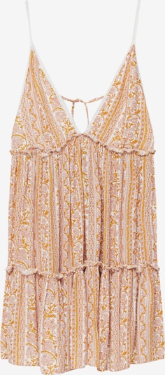 Pull&Bear Ljetna haljina u mandarina / roza / bijela, Pregled proizvoda
