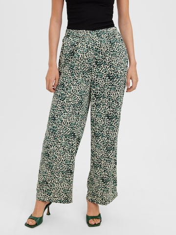 VERO MODA Wide Leg Hose 'Jloe' in Grün: predná strana