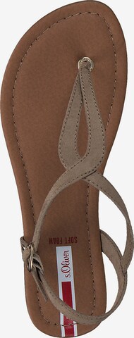 Flip-flops de la s.Oliver pe gri