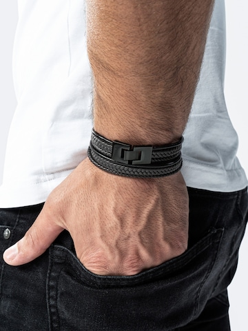 SERASAR - Pulseira 'Wrap' em preto