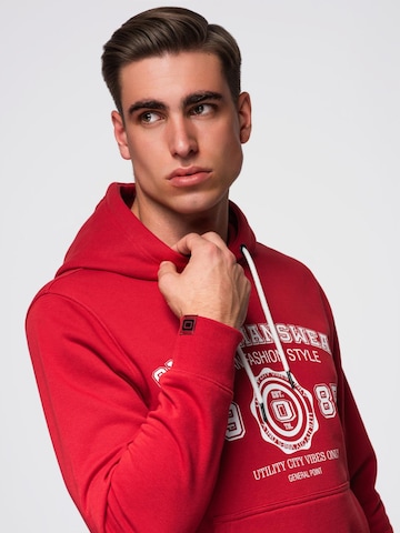 Ombre Sweatshirt in Red