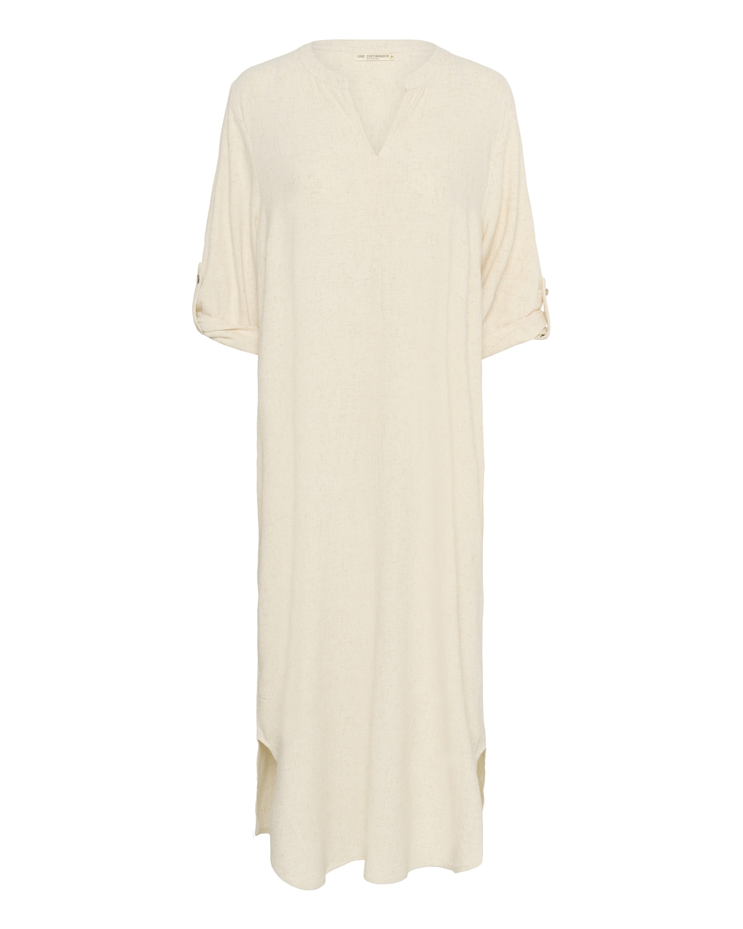 Love Copenhagen Jurk 'Kamri Caftan' in Beige: voorkant