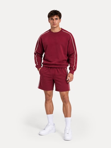 Sweat-shirt 'Brenvaro' Smilodox en rouge