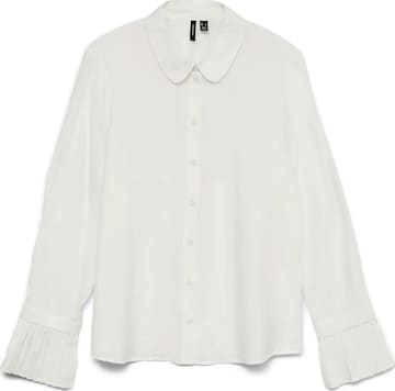 Chemisier VERO MODA en blanc : devant