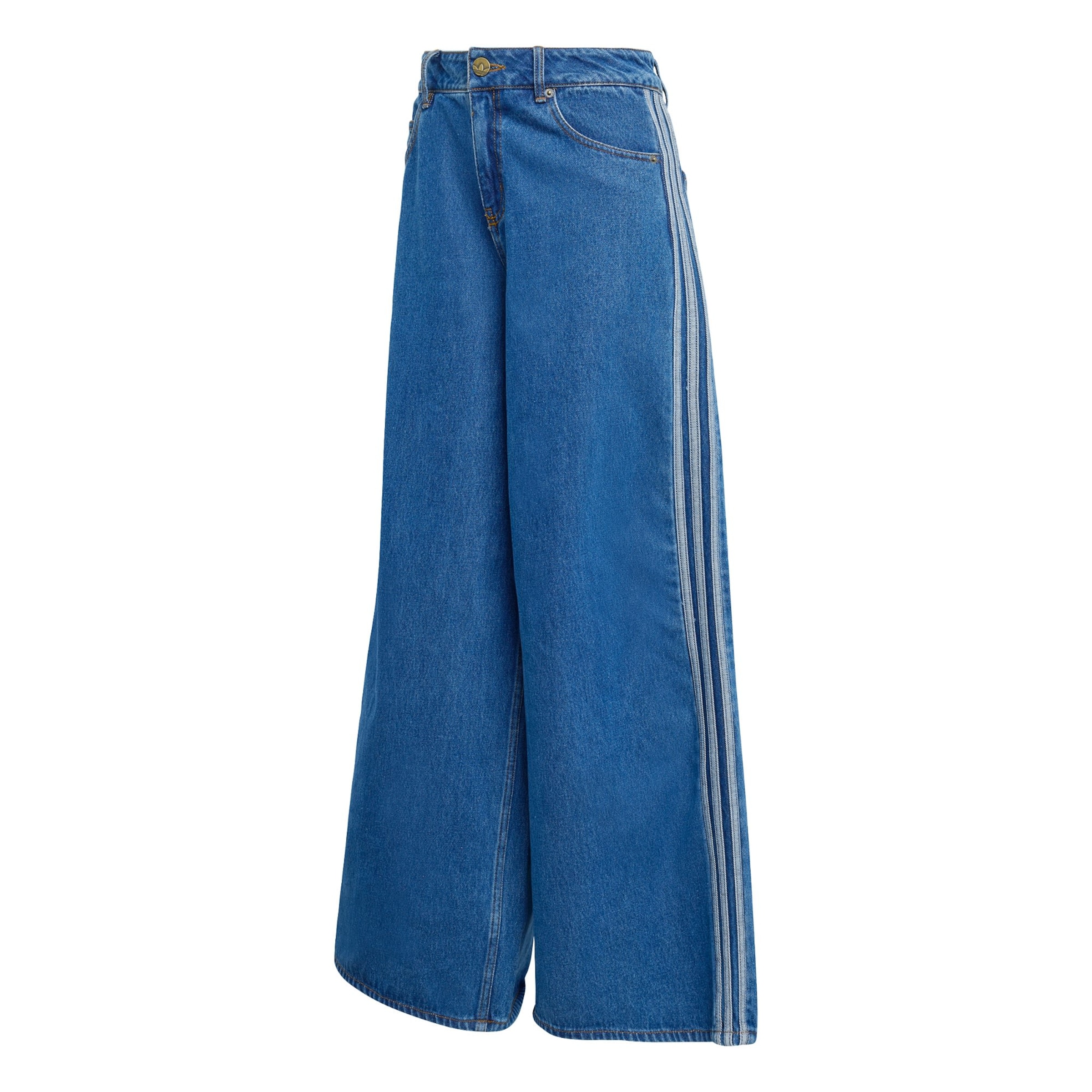 Wide leg Jeans 'Firebird Adilenium' di ADIDAS ORIGINALS in blu: frontale