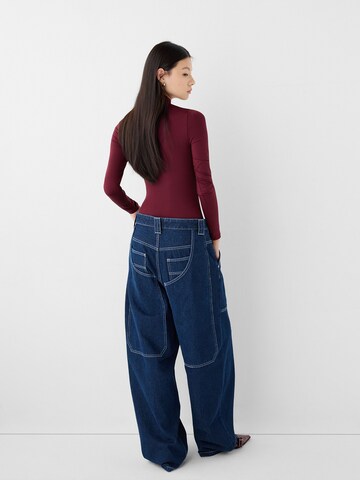 Shirtbody Bershka en rouge