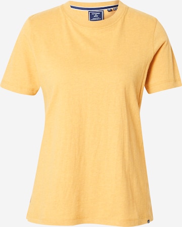 Superdry - Camiseta en amarillo: frente