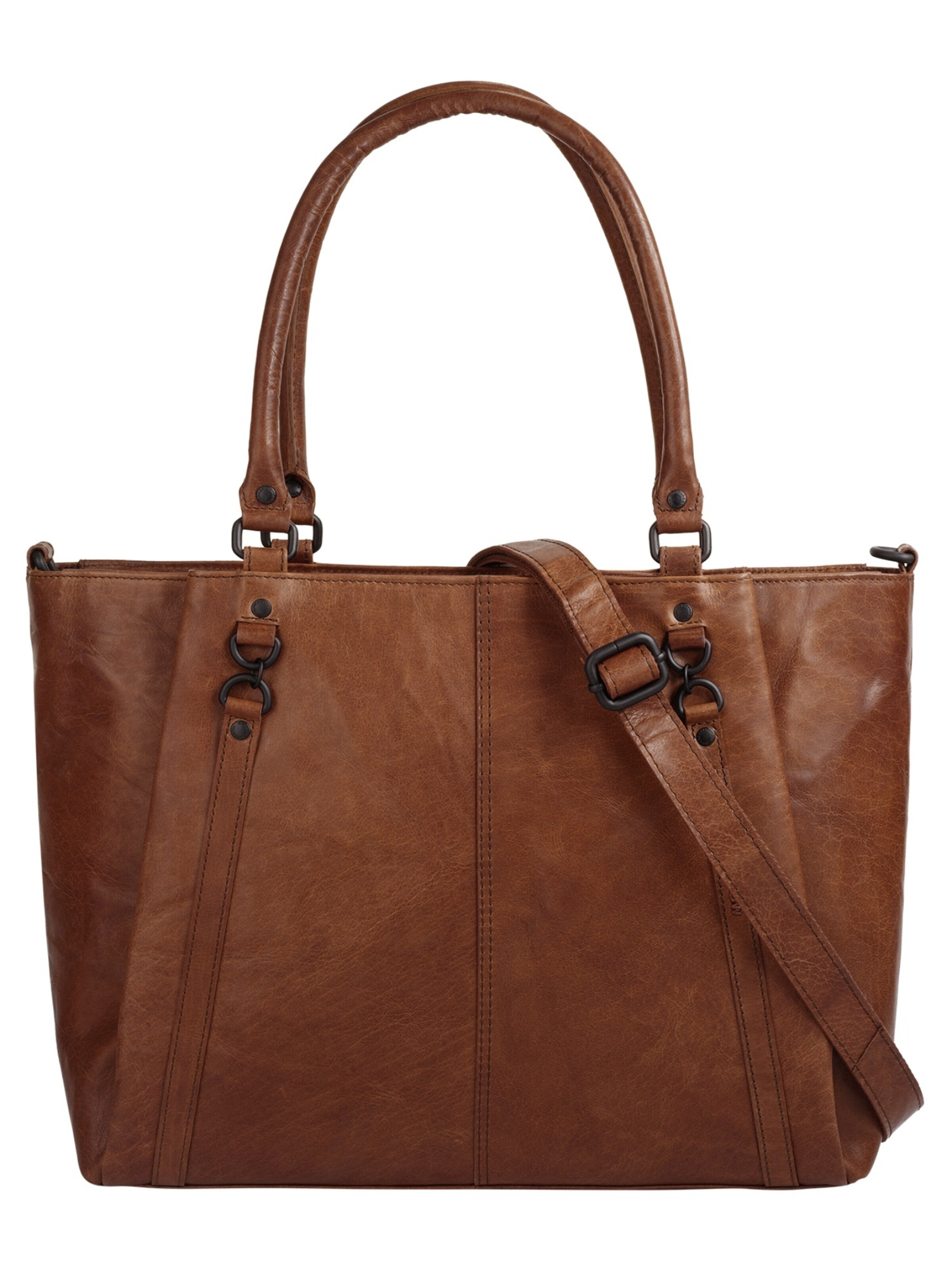 Spikes & Sparrow Shopper in Bruin: voorkant