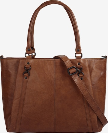 Spikes & Sparrow Shopper in Bruin: voorkant