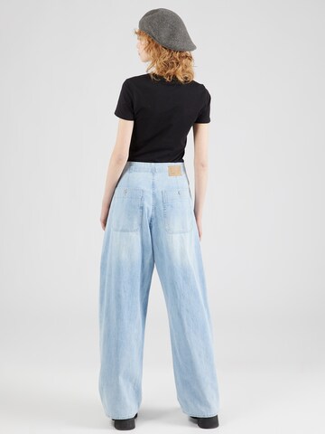 G-Star RAW - Pierna ancha Pantalón vaquero cargo en azul