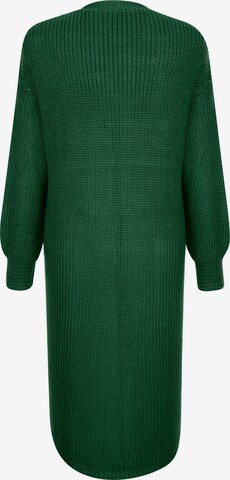 MIAMODA Knit Cardigan in Green