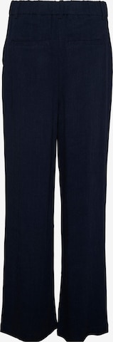 VERO MODA Regular Pleat-Front Pants 'VERA' in Blue