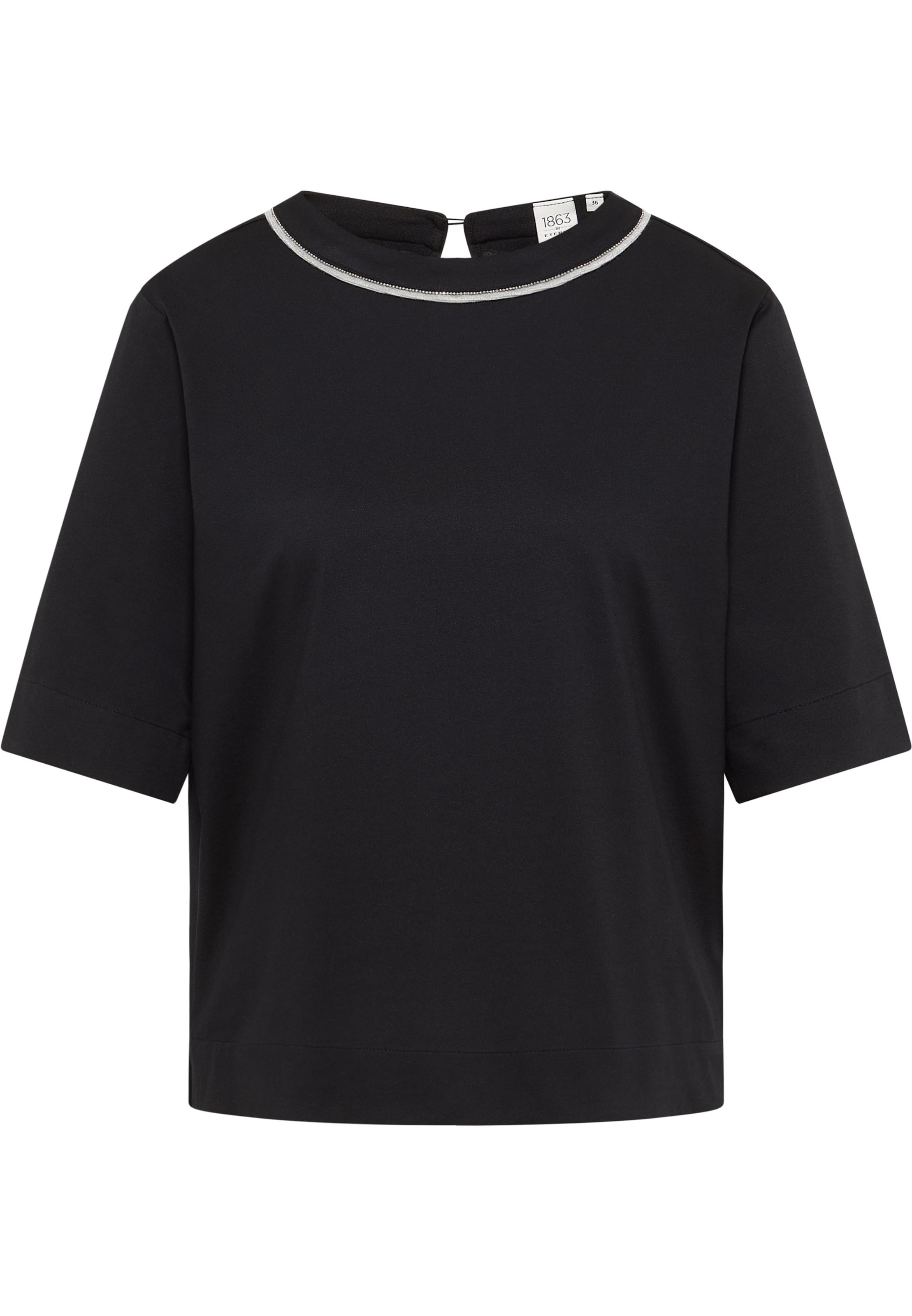 ETERNA Blouse in Zwart: voorkant