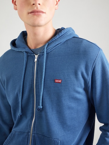 LEVI'S ® Regular fit Sweatjacka i blå