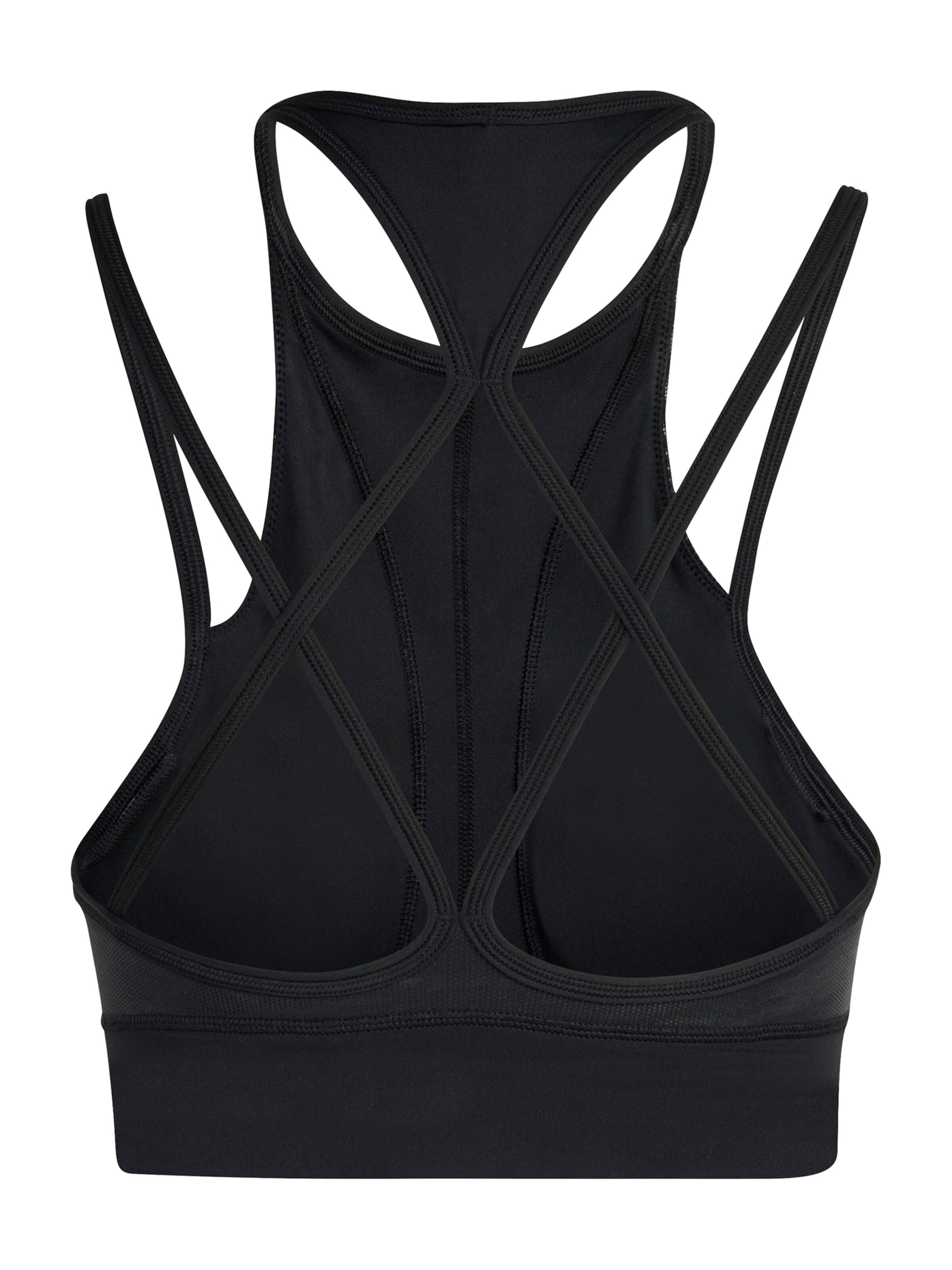 ADIDAS BY STELLA MCCARTNEY Bralette Sports bra 'Training Micro Dot Crop' in Black