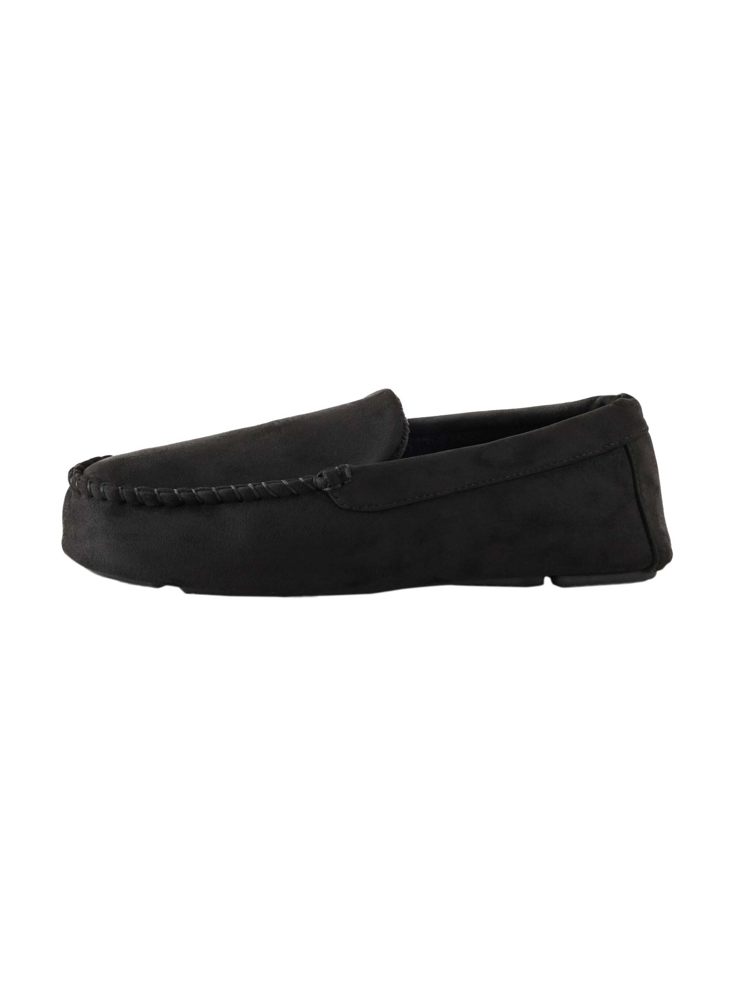 Next Slip-ons in Black: front