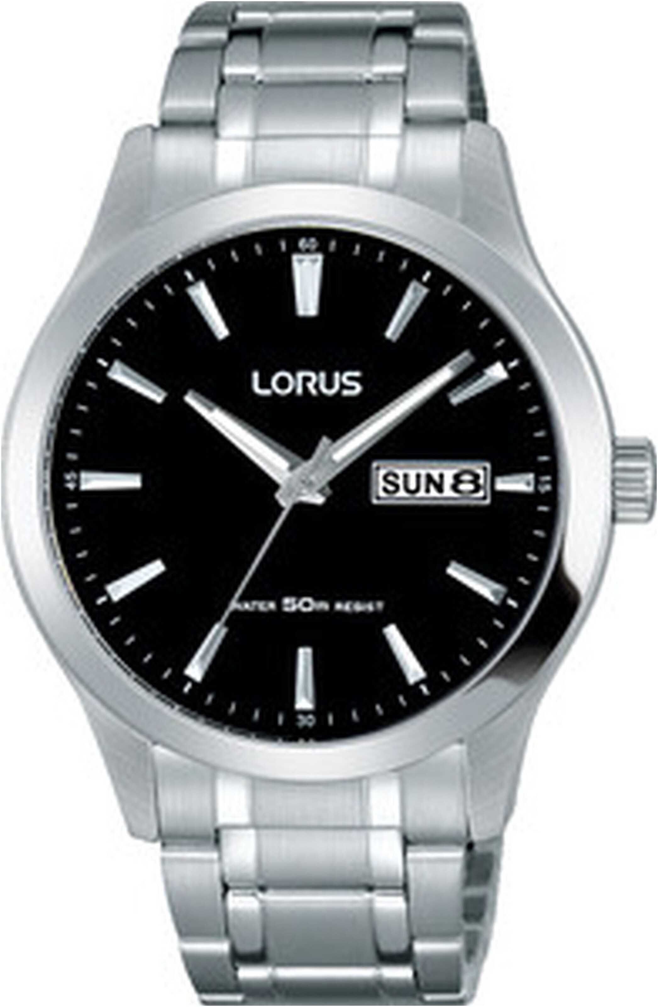 LORUS Analog Watch in Silver: front