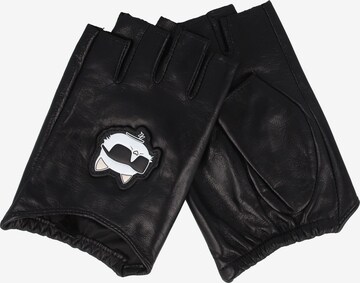 Gants 'Ikonik 2.0' Karl Lagerfeld en noir