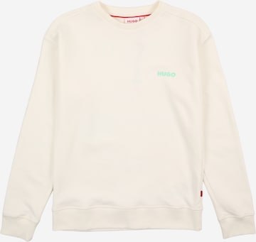 HUGO Sweatshirt in White: front