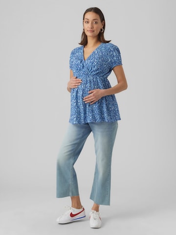 MAMALICIOUS Bluse 'Dee' in Blau