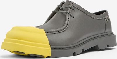 CAMPER Schnürschuhe 'Junction' in gelb / grau, Produktansicht