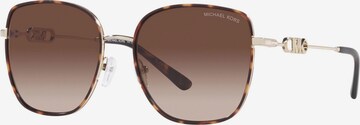 Lunettes de soleil Michael Kors en marron : devant