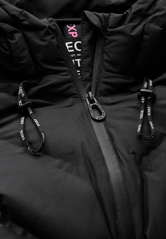 CECIL Mantel in Schwarz