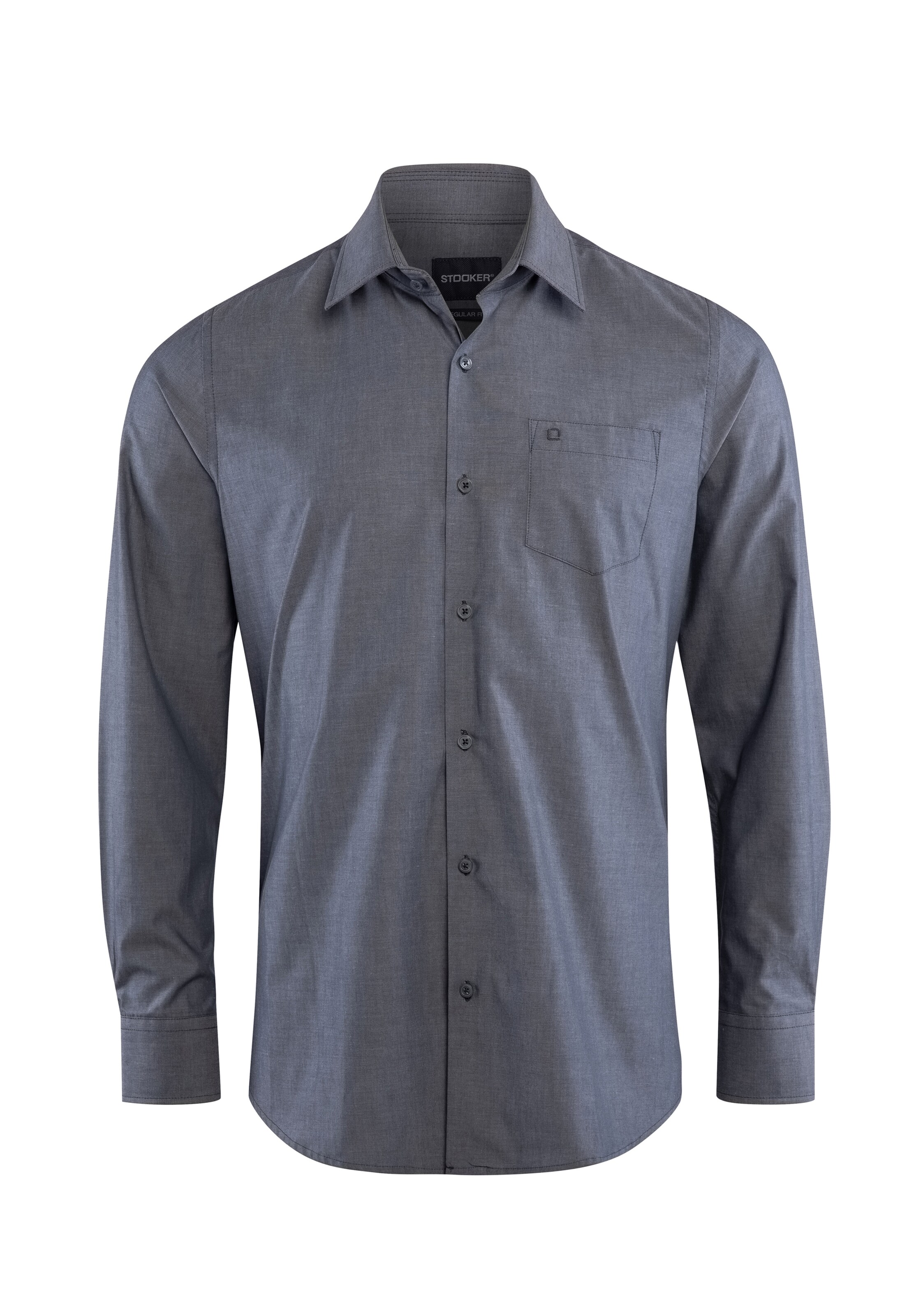 Chemise 'Hugh' Stooker Men en gris : devant