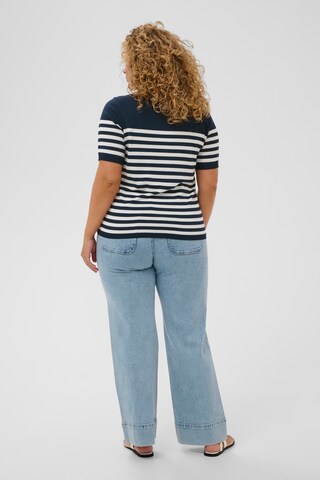 KAFFE CURVE - Pullover 'Lizzy' em azul