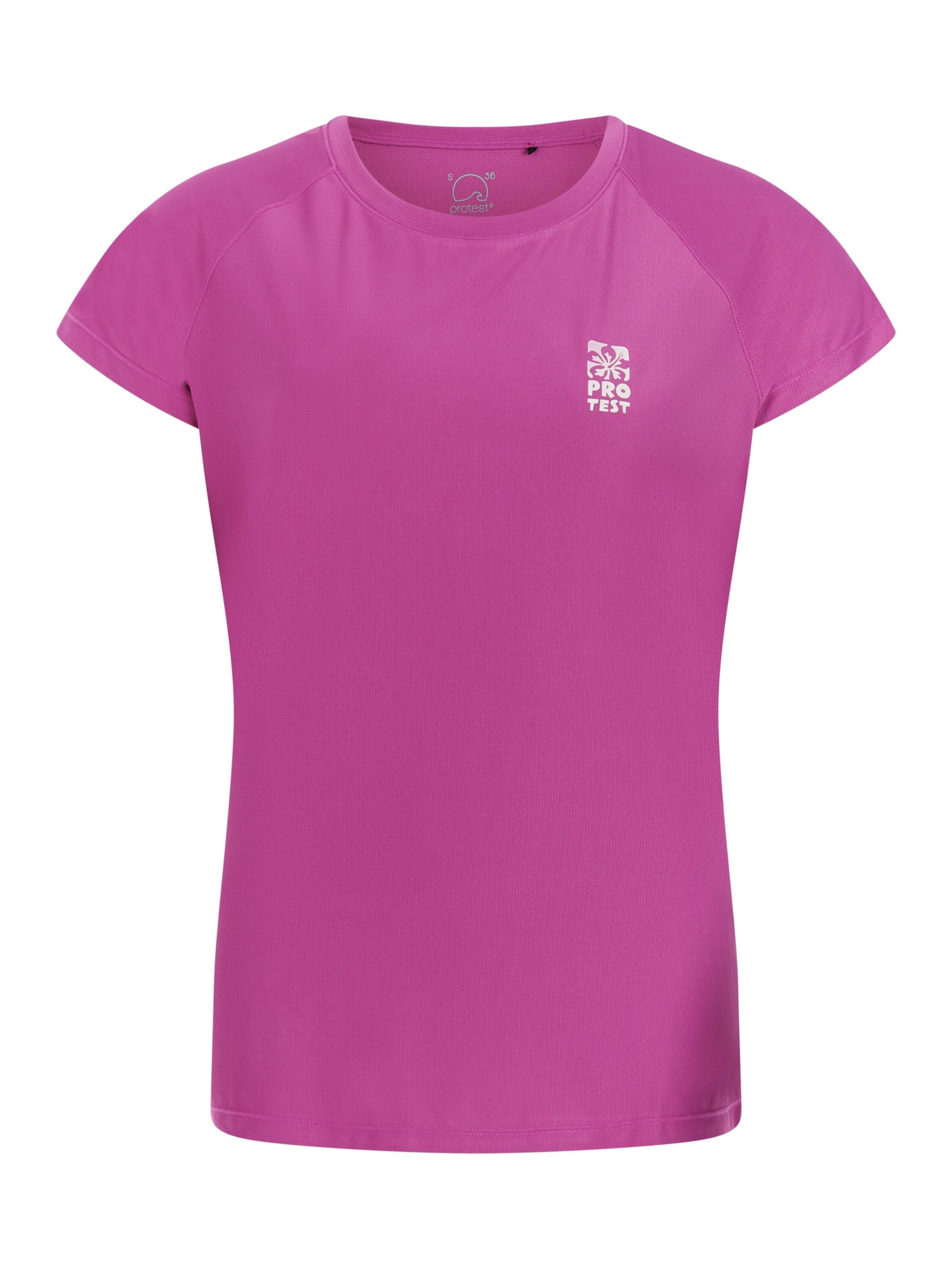 PROTEST Functioneel shirt 'PRTMagia' in Roze: voorkant