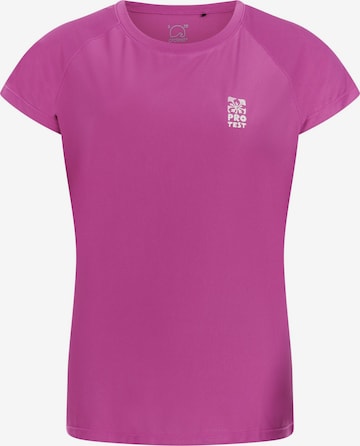 PROTEST Functioneel shirt 'PRTMagia' in Roze: voorkant