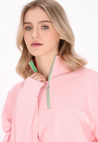 myMo ATHLSR Sweatshirt 'Back To School' in Pink