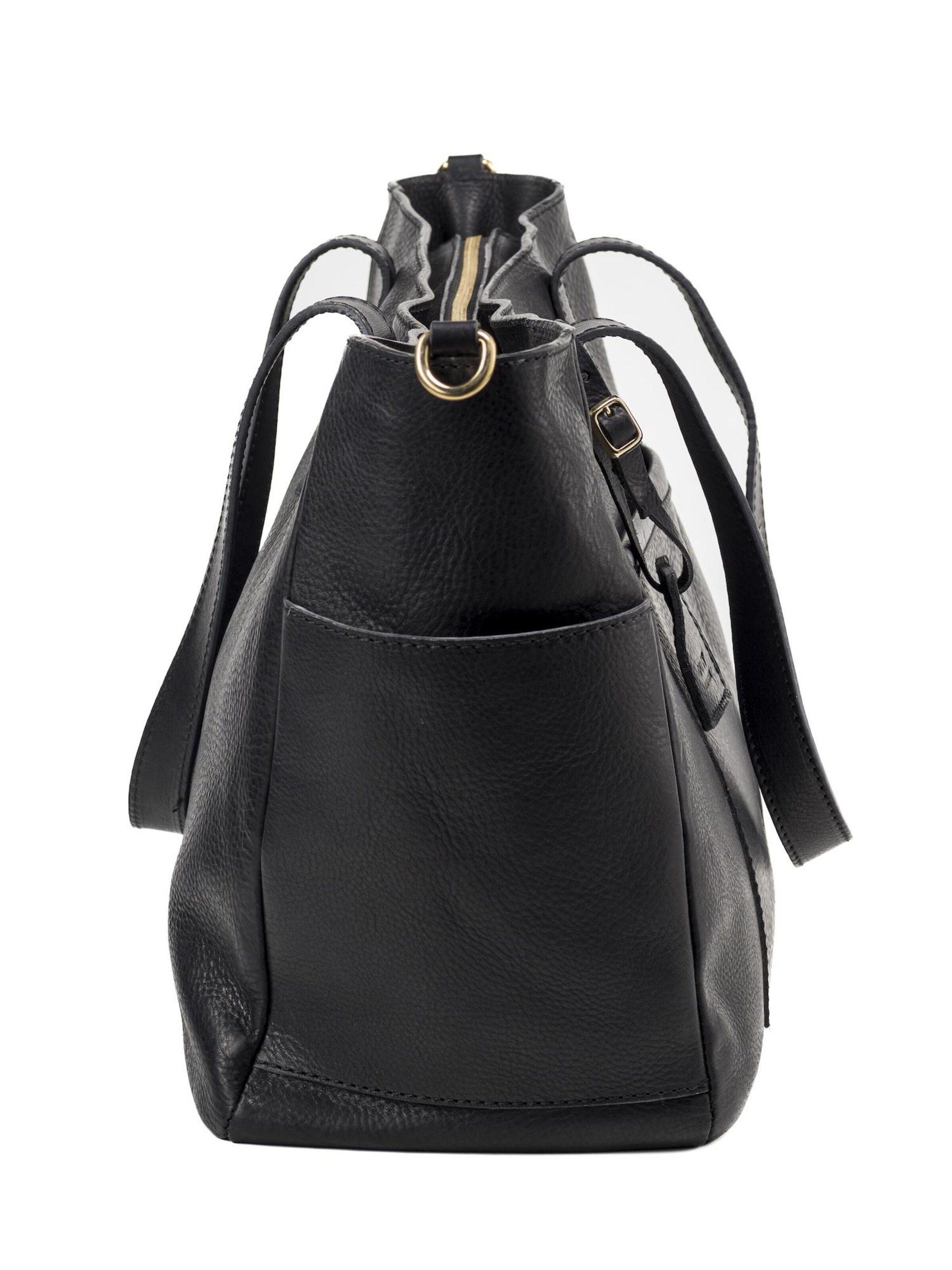 Cabas 'Leather Tote Black Fifth Avenue Collection' THE DUST COMPANY en noir
