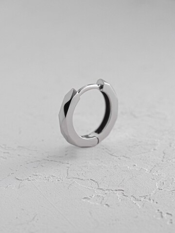 REYTEL - Pendientes 'FLASH' en plata: frente