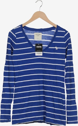 Abercrombie & Fitch Langarmshirt L in Blau: predná strana